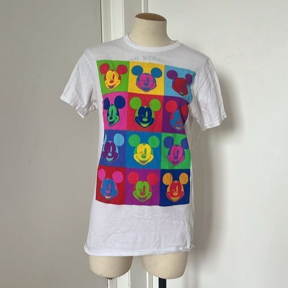 Disney Mickey Mouse Art Pop Graphic T-Shirt - Picture 3 of 7